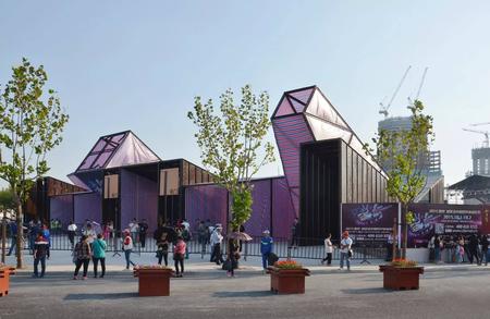 西岸好声音门头钢构架 - 上海同程建设科技工程有限公司